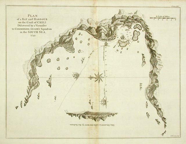 Plan of a bay and harbour on the coast of …