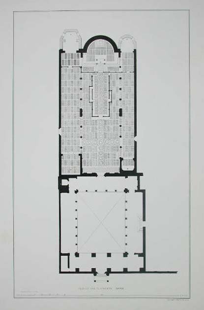 Plan of San Clemente - Rome