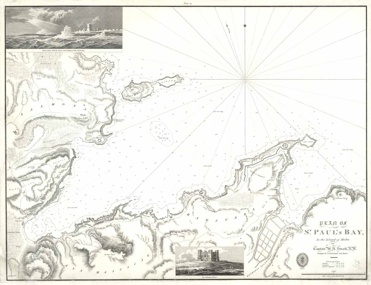 Plan of St. Paul's Bay In the Island of Malta