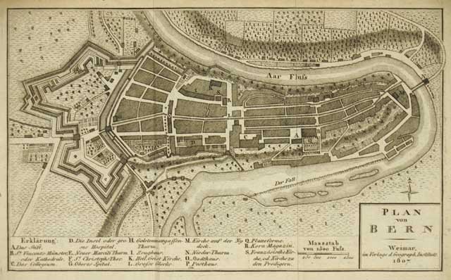 Plan von Bern