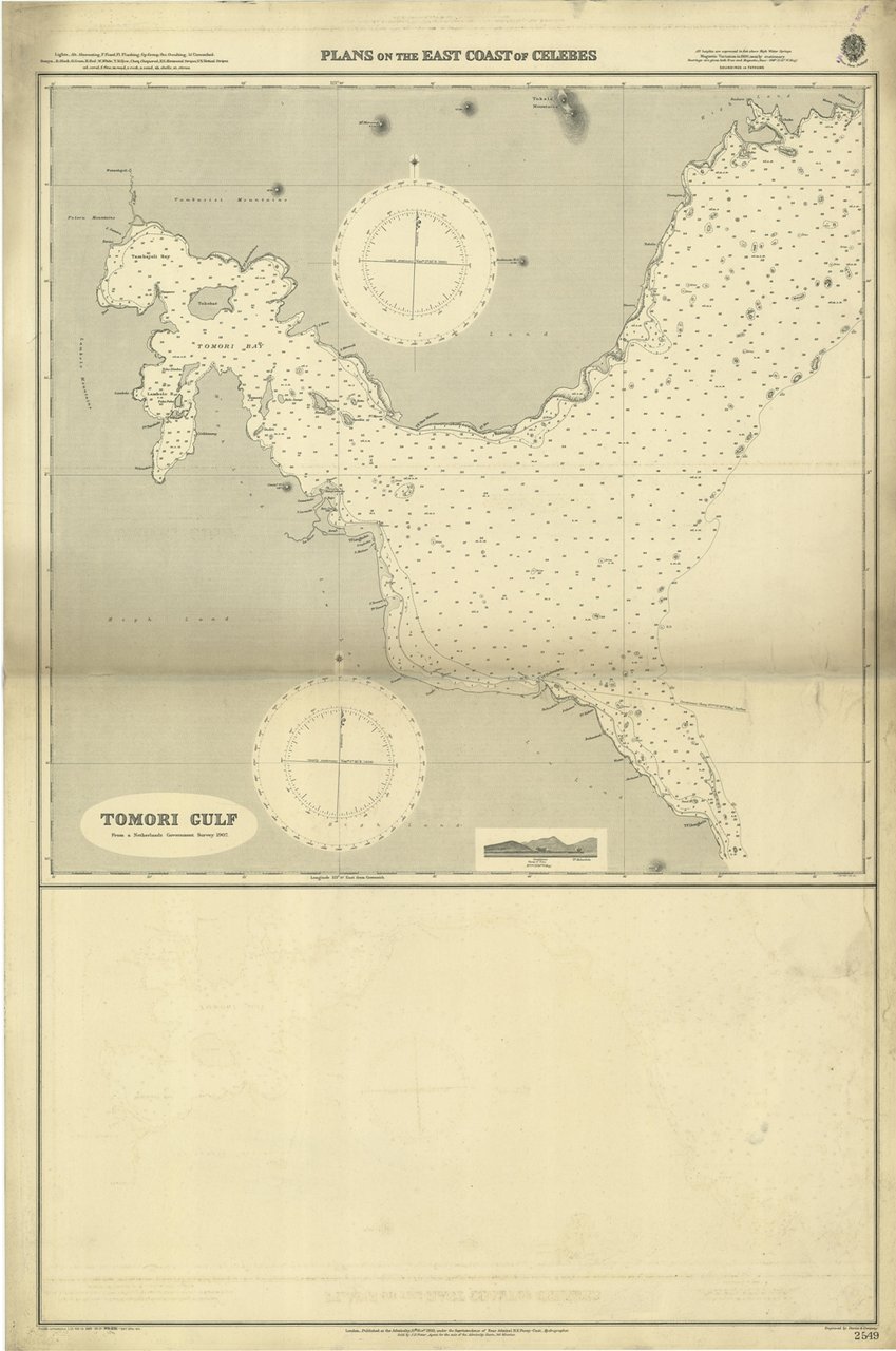 Plans on the East Coast of Celebes - Tomori Gulf