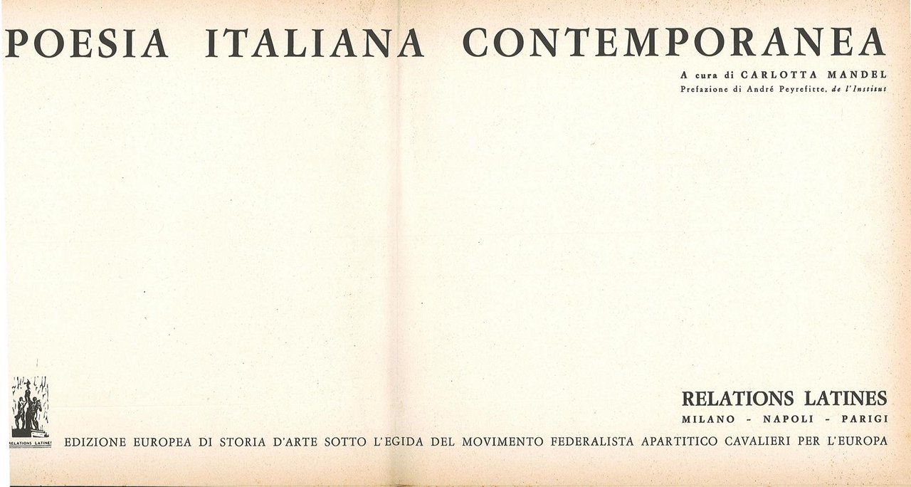 Poesia italiana contemporanea
