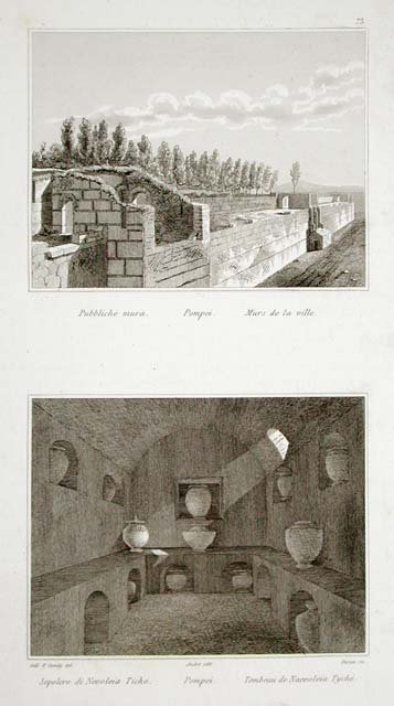 Pompei. Pubbliche mura - Sepolcro di Nevoleia Tiche