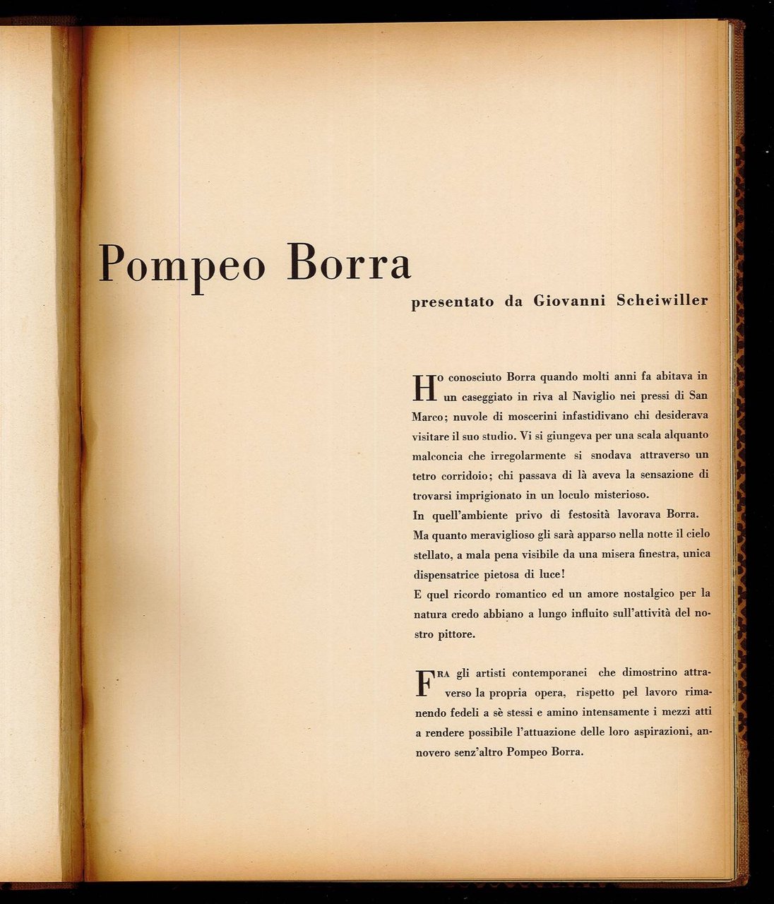 Pompeo Borra presentato da Giovanni Scheiwiller | Immagine principale