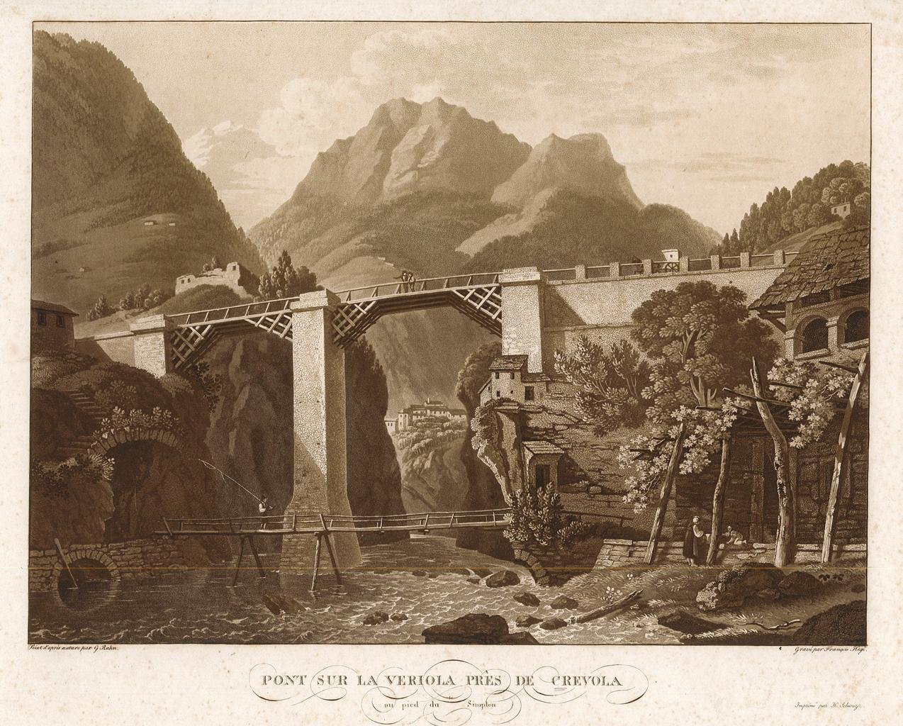 Pont sur la Veriola près de Crevola au pied du …
