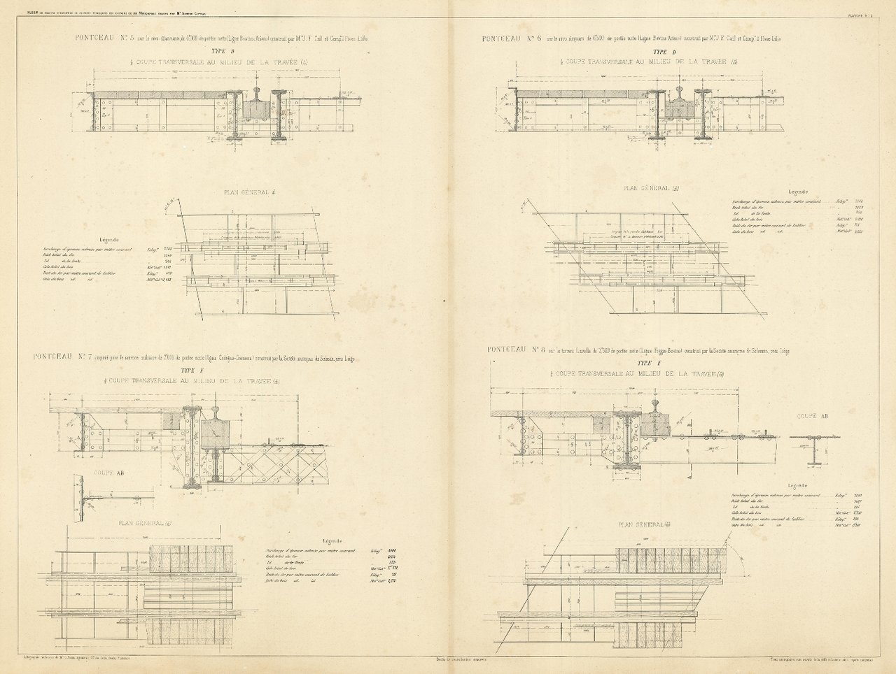 Pontceau n° 5 . (Ligne Bovino - Ariano) - n° …