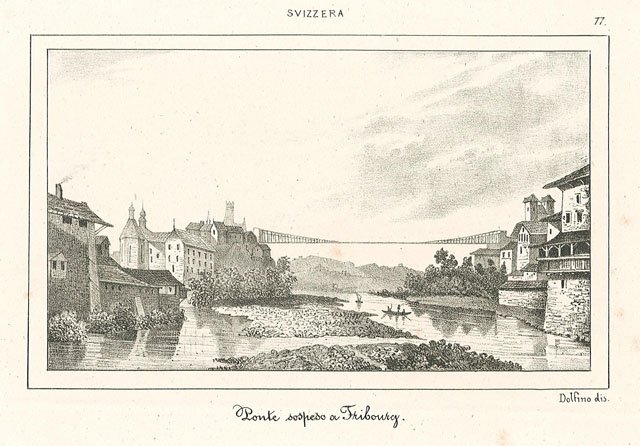Ponte sospeso a Fribourg