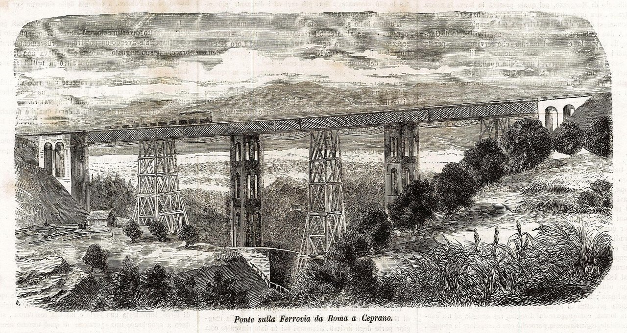 Ponte sulla Ferrovia da Roma a Ceprano