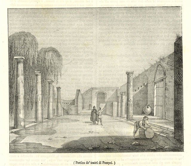 Portici de' teatri di Pompei