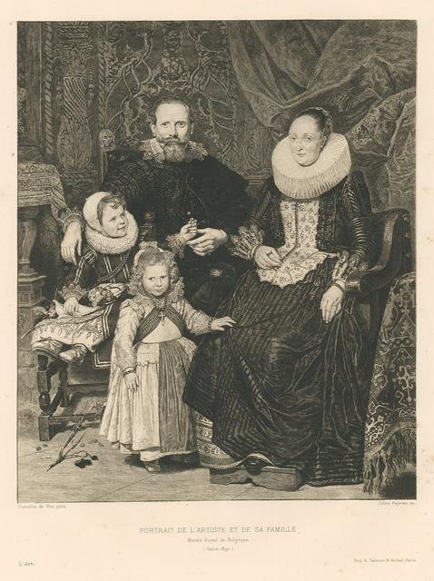 Portrait de l’artiste et de sa famille