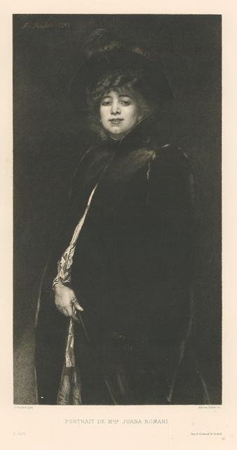 Portrait de M.lle Juana Romani