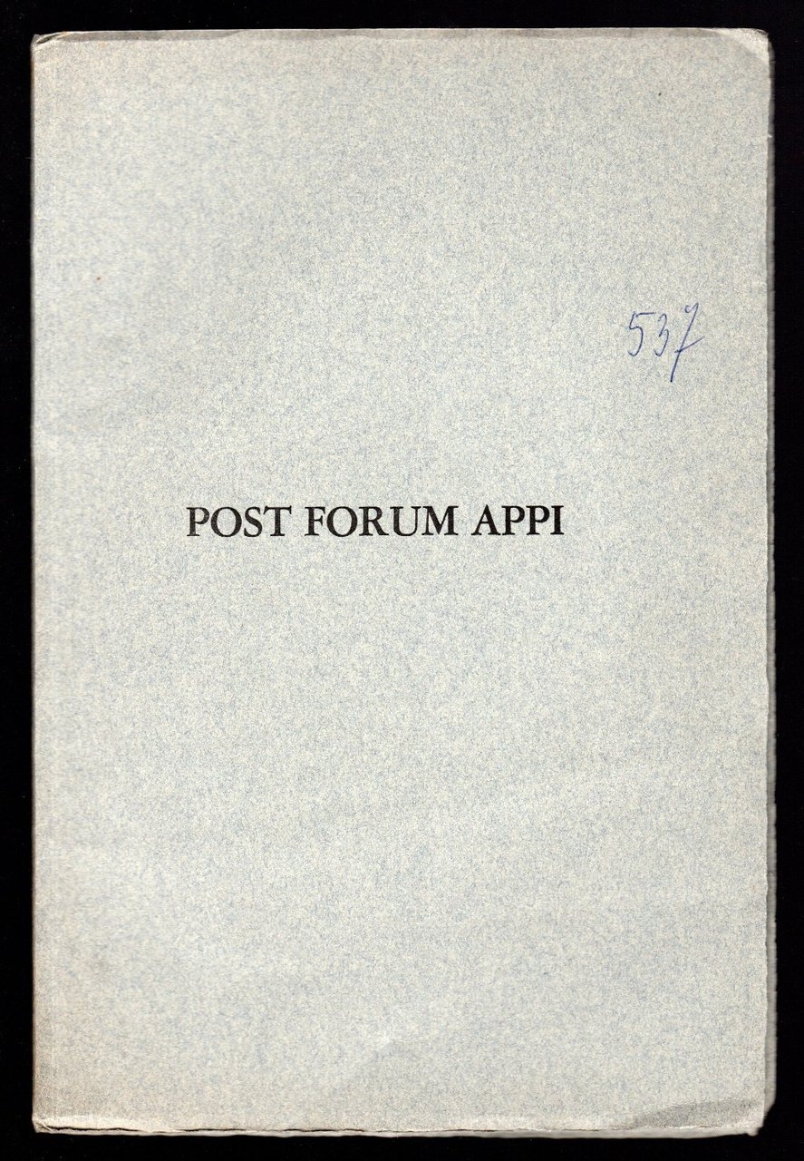 Post Forum Appi | Immagine principale