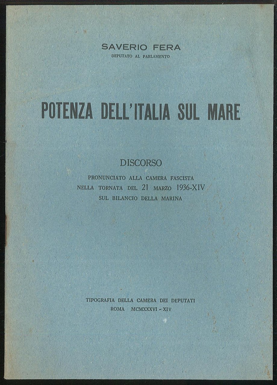 Potenza dell'Italia sul mare