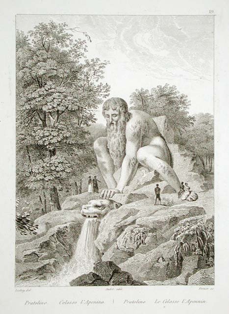 Pratolino. Colosso l'Apenino
