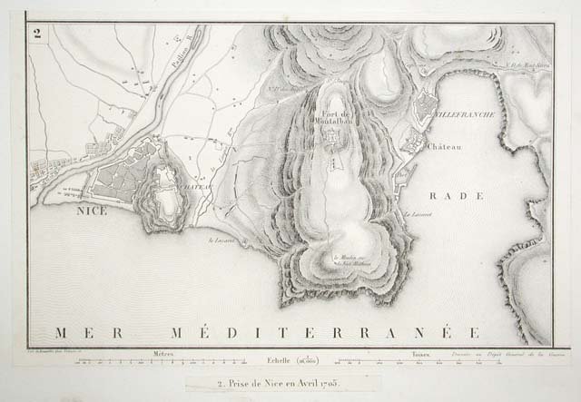 Prise de Nice en Avril 1705