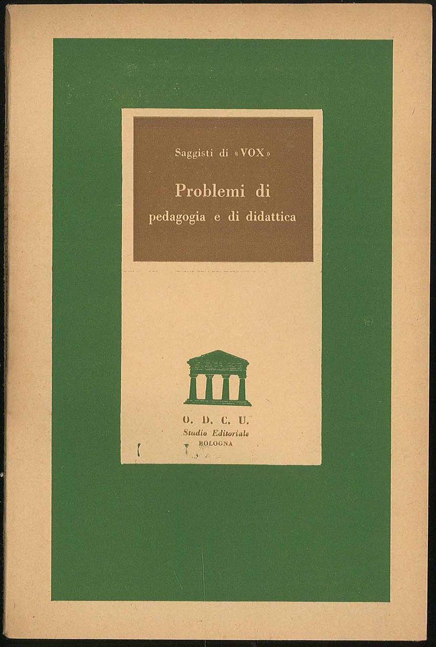 Problemi di pedagogia e didattica