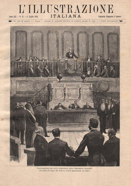 Proclamazione del nuovo presidente della Repubblica francese