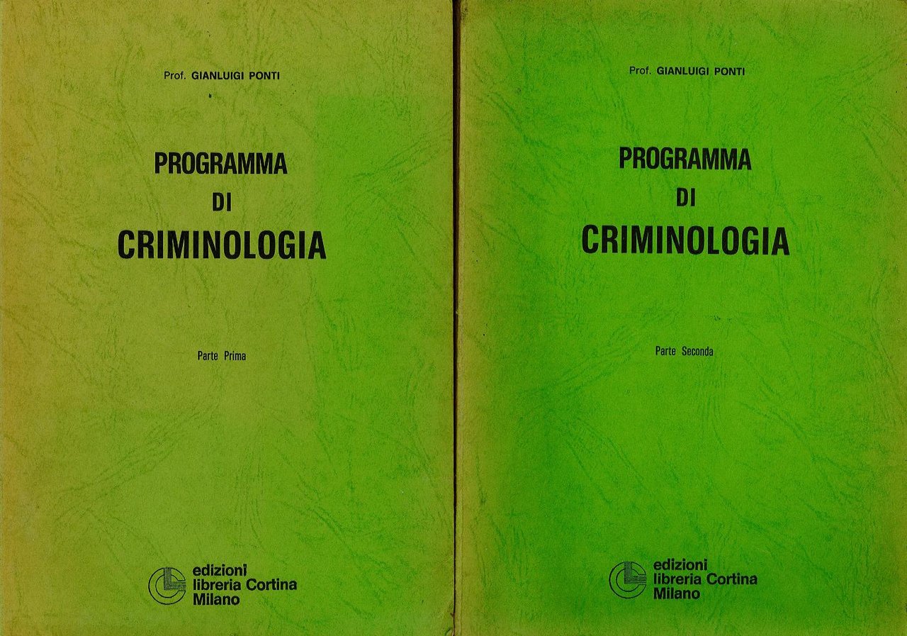 Programma di criminologia