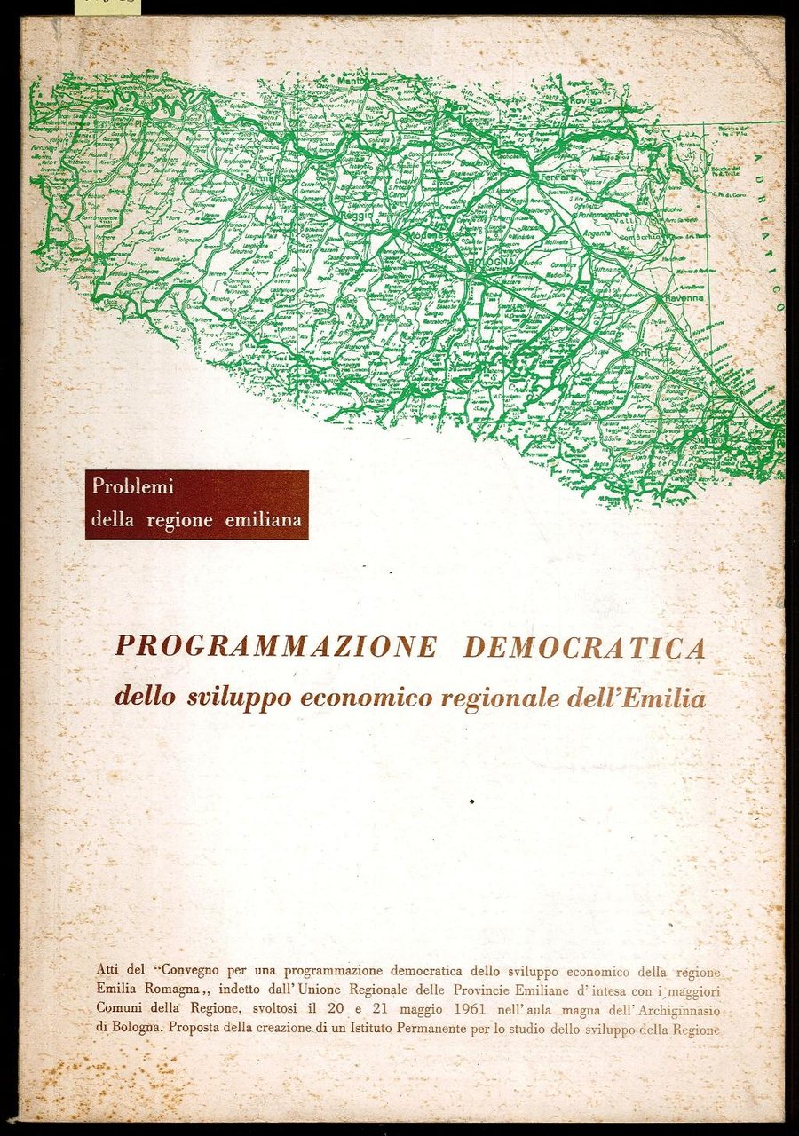 Programmazione democratica dello sviluppo economico regionale dell'Emilia