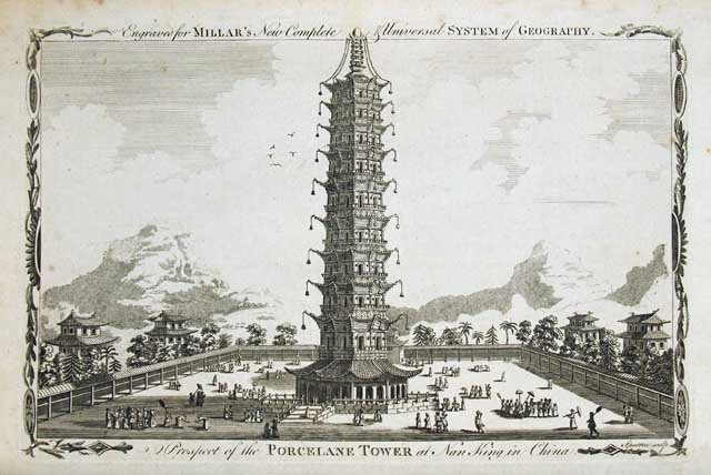 Prospect of the Porcelane Tower at Nan King in China