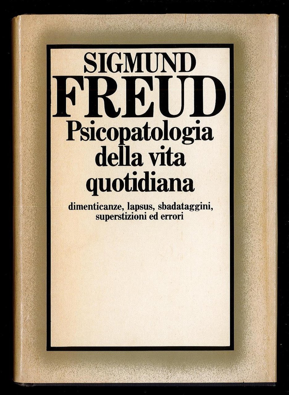 Psicopatologia della vita quotidiana | Immagine principale