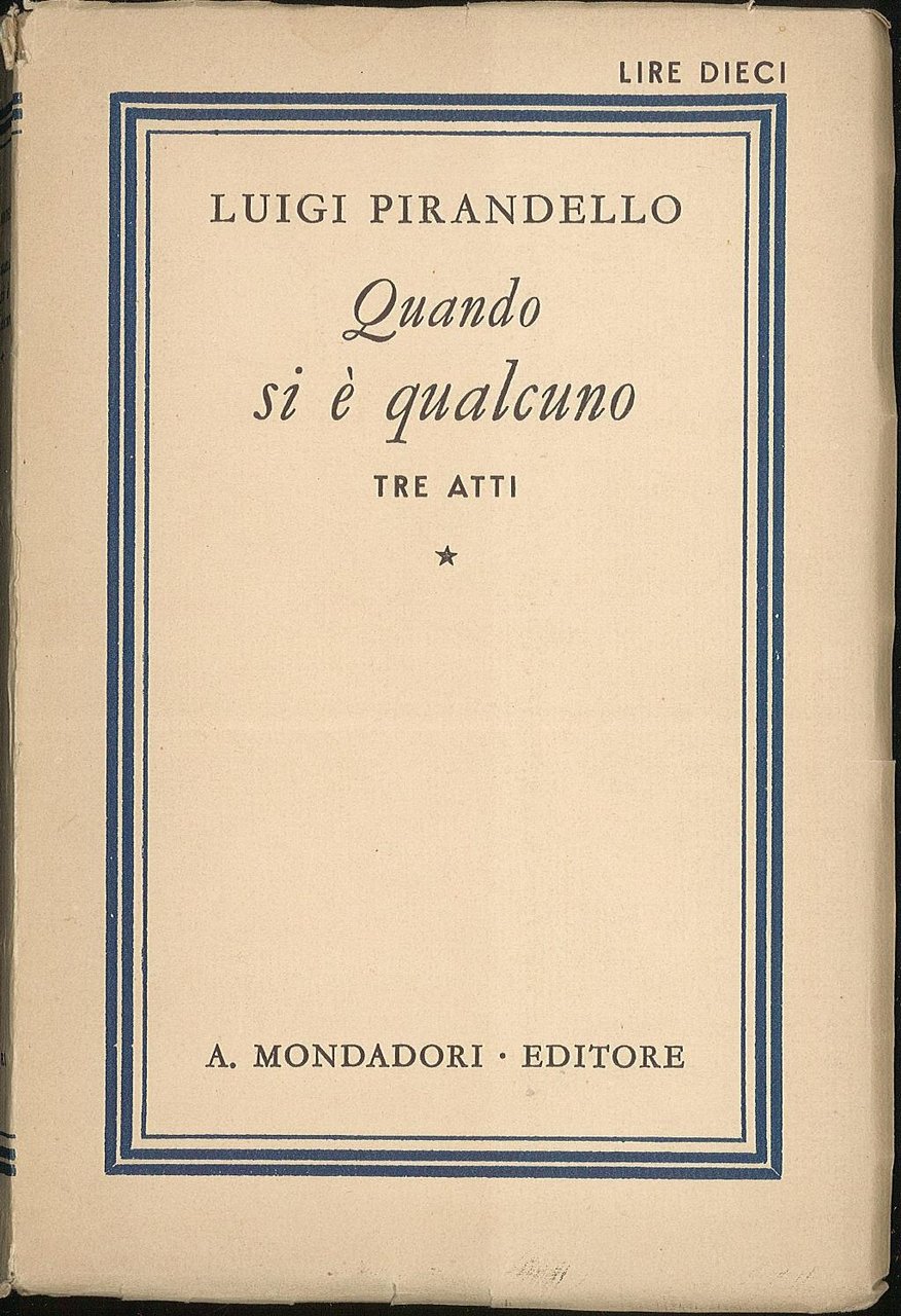 Quando si è qualcuno