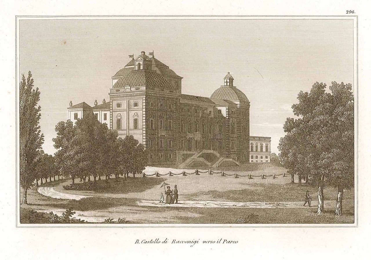 R. Castello di Racconigi verso il parco
