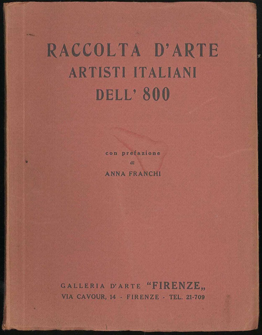 Raccolta d'arte Artisti italiani dell'800