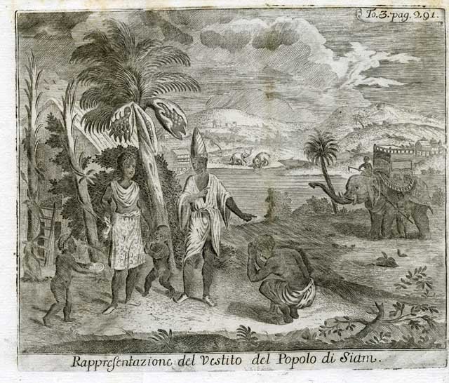 Rappresentazione del Vestito del Popolo di Siam | Immagine principale