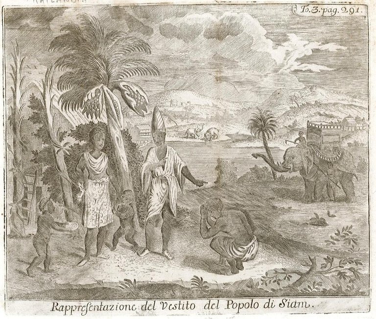 Rappresentazione del Vestito del Popolo di Siam | Immagine Gallery 2