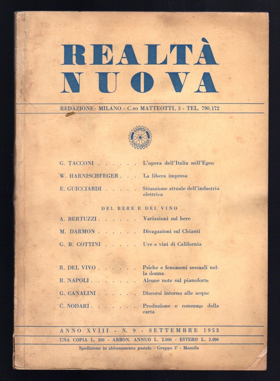 Realtà Nuova - Anno XVII, 9
