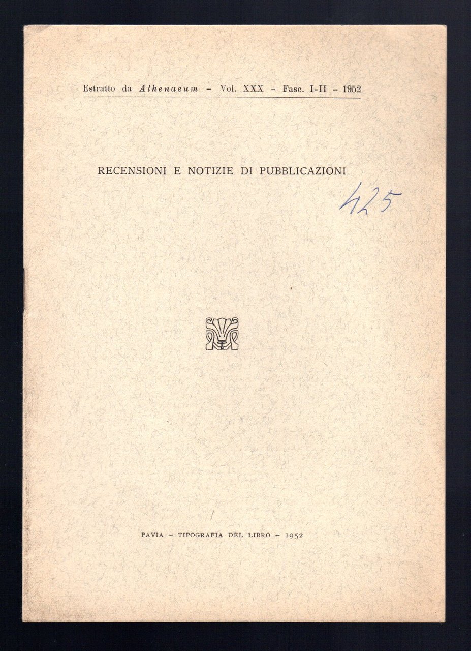 Recensioni e notizie di pubblicazioni