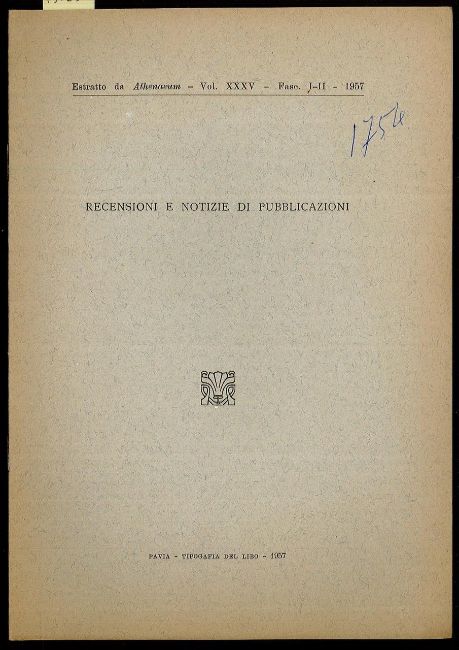 Recensioni e notizie di pubblicazioni