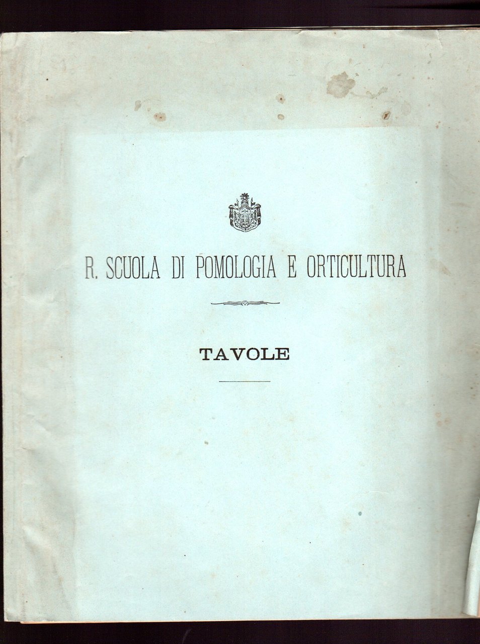 Regia Scuola di Pomologia e Orticultura - Tavole