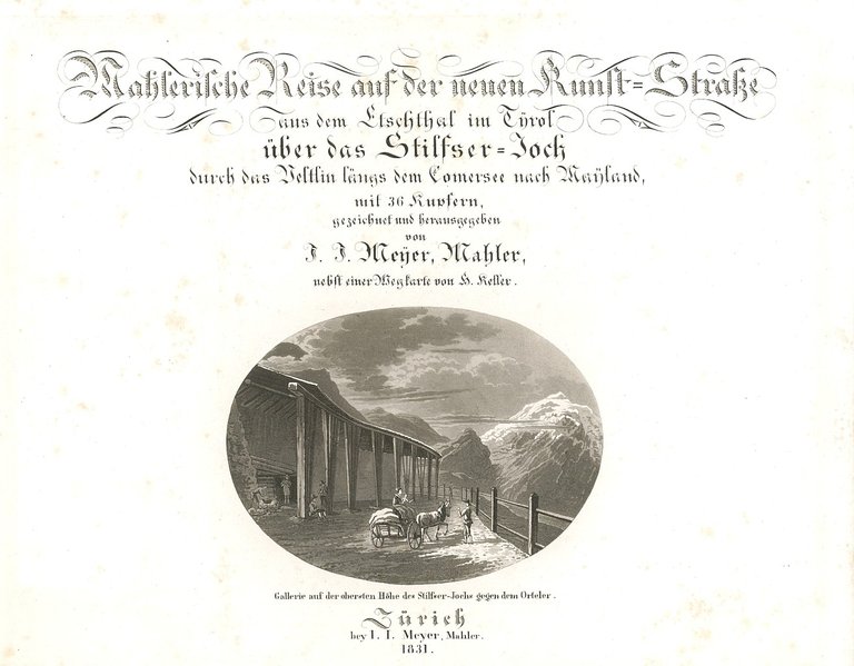 Reise auf der neuen Kunst-Straße aus dem Etschthal im Tyrol … | Immagine Gallery 2