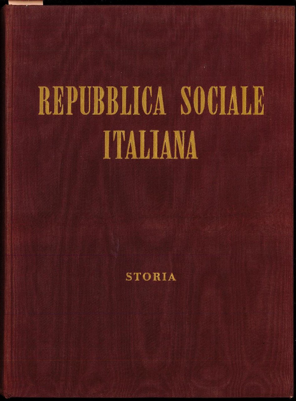 Repubblica Sociale Italiana - Storia