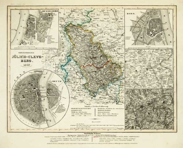 Rheinprovinz Julich - Cleveberg 1849 | Immagine principale