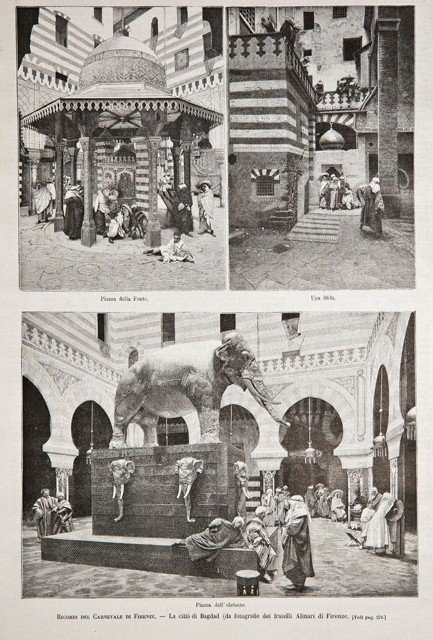 Ricordi del Carnevale di Firenze / La città di Bagdad