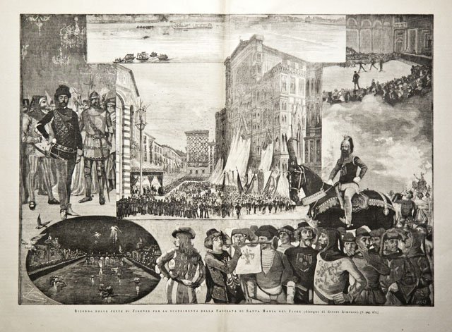 Ricordo delle feste di Firenze per lo scoprimento della Facciata …