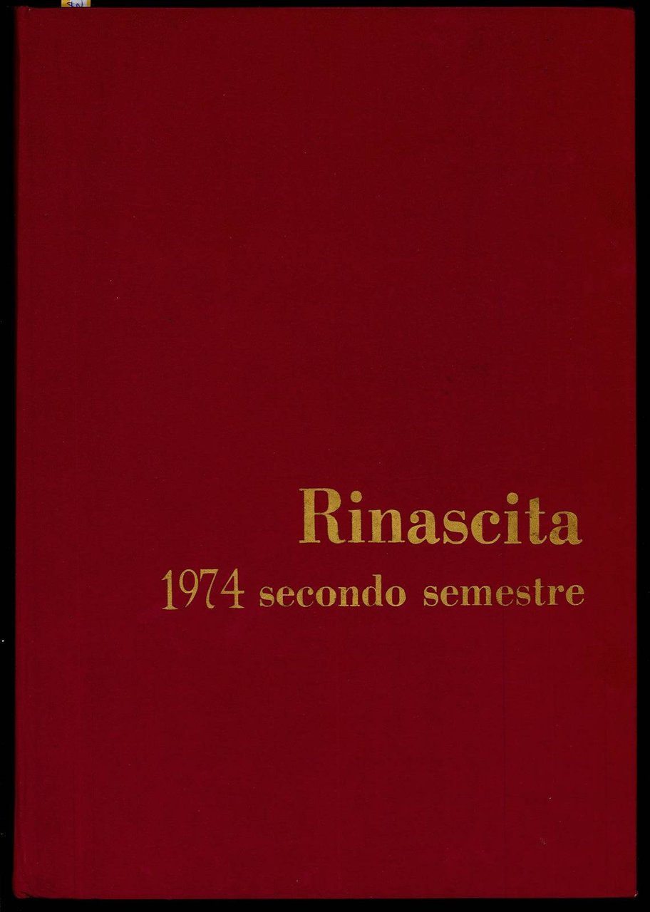 Rinascita - 1974 secondo semestre | Immagine principale