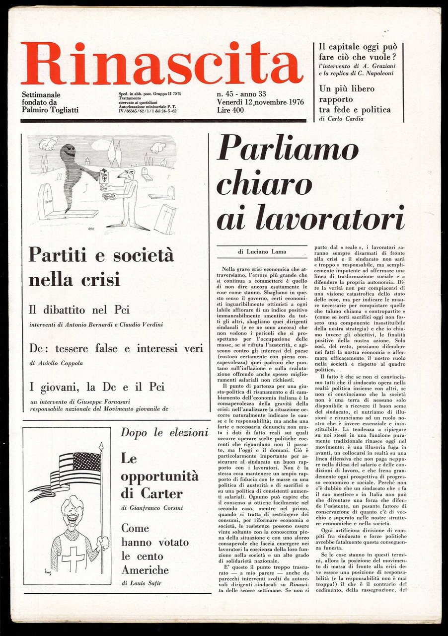 Rinascita Anno 33 n. 45 | Immagine principale