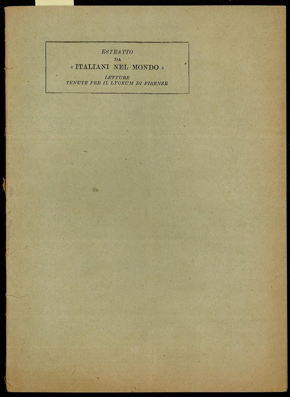 Risonanze italiane nel vocabolario europeo