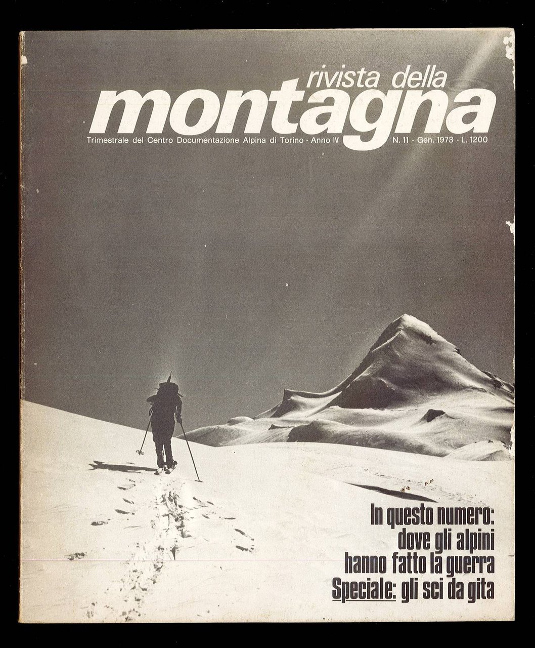Rivista della Montagna. Anno IV N. 11 | Immagine principale
