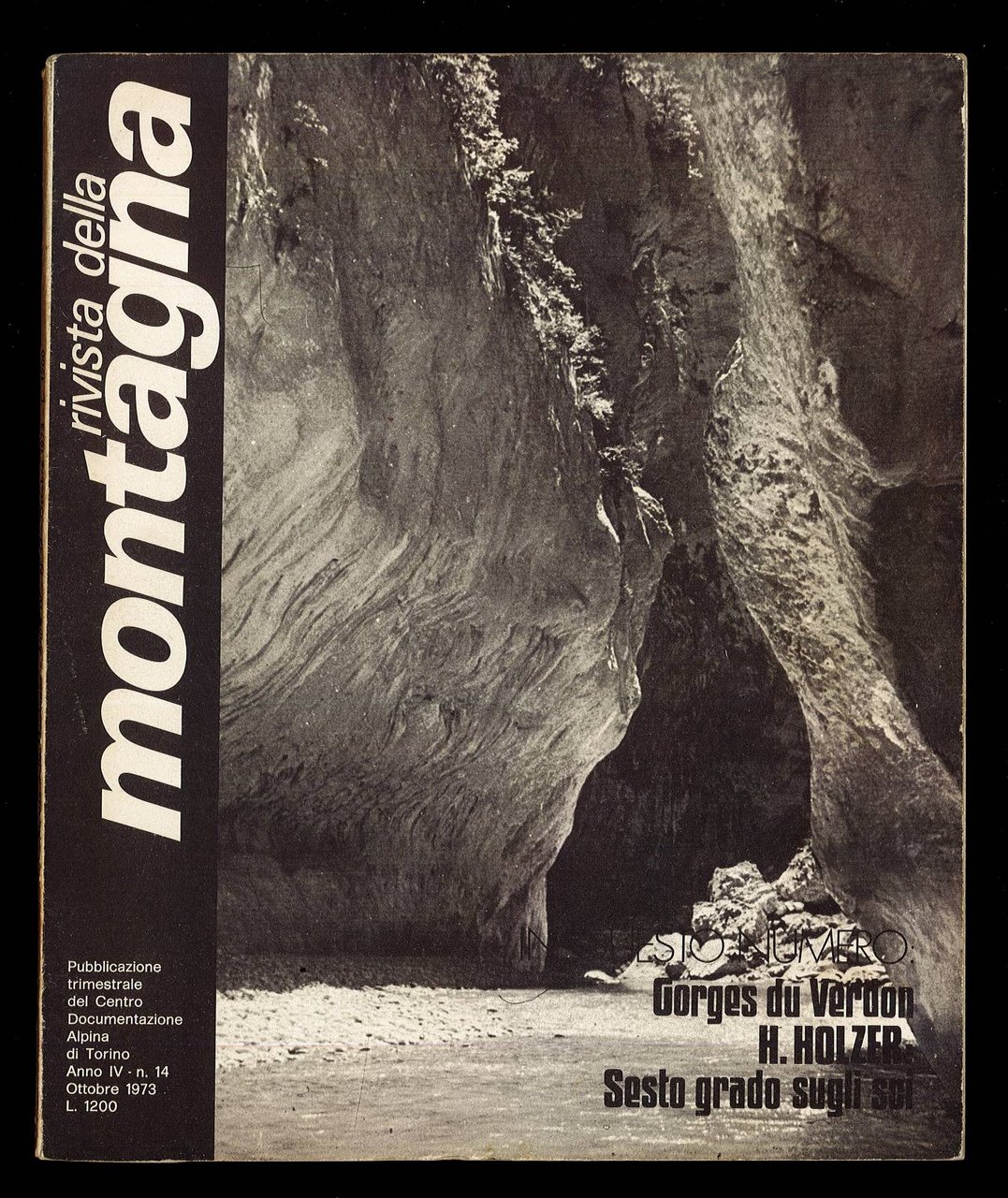Rivista della Montagna. Anno IV N. 14 | Immagine principale