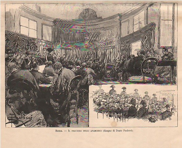 Roma.- Il processo degli anarchici