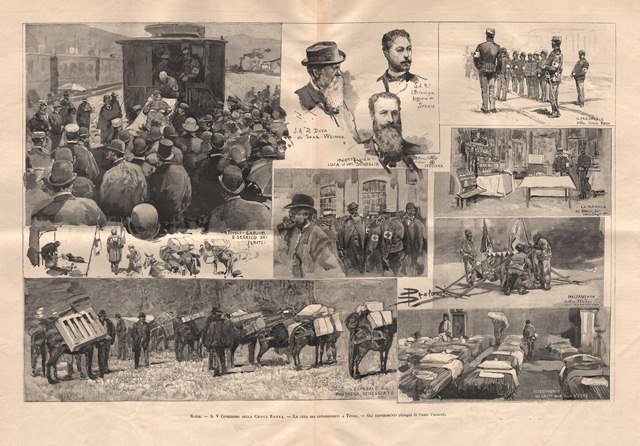 Roma - Il V Congresso della Croce Rossa - La …