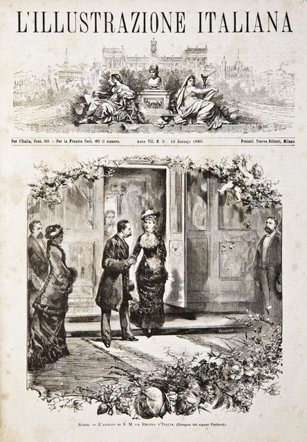 Roma.- L’arrivo di S. M. la Regina d’Italia