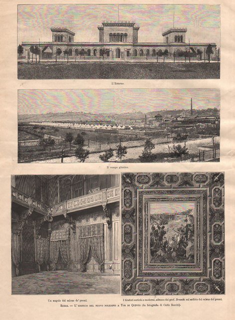 Roma.- L'edificio del nuovo poligono a Tor di Quinto