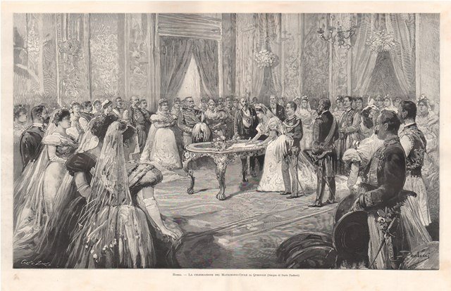 Roma - La celebrazione del Matrimonio Civile al Quirinale