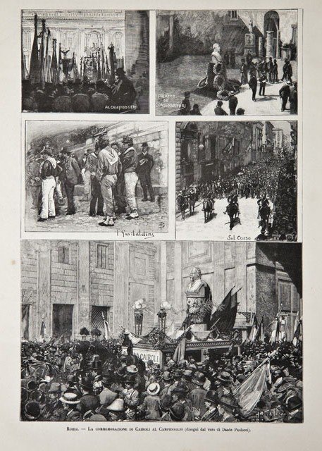 Roma.- La commemorazione di Cairoli al Campidoglio